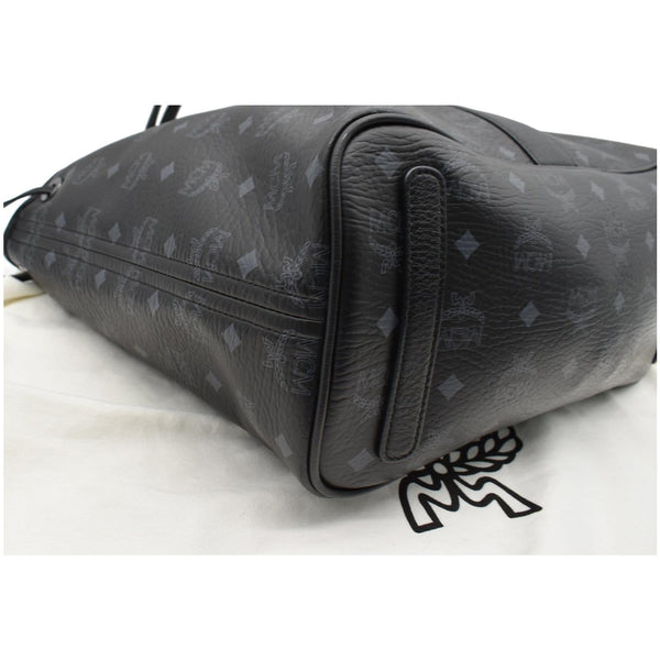 MCM Liz Visetos Reversible Shopper Tote Bag Black - DDH