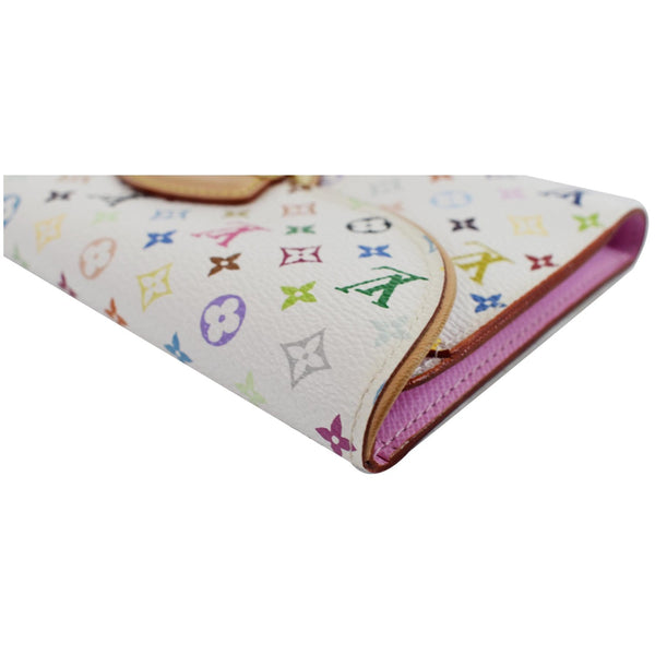 LOUIS VUITTON Eugenie Multicolor Monogram Wallet White