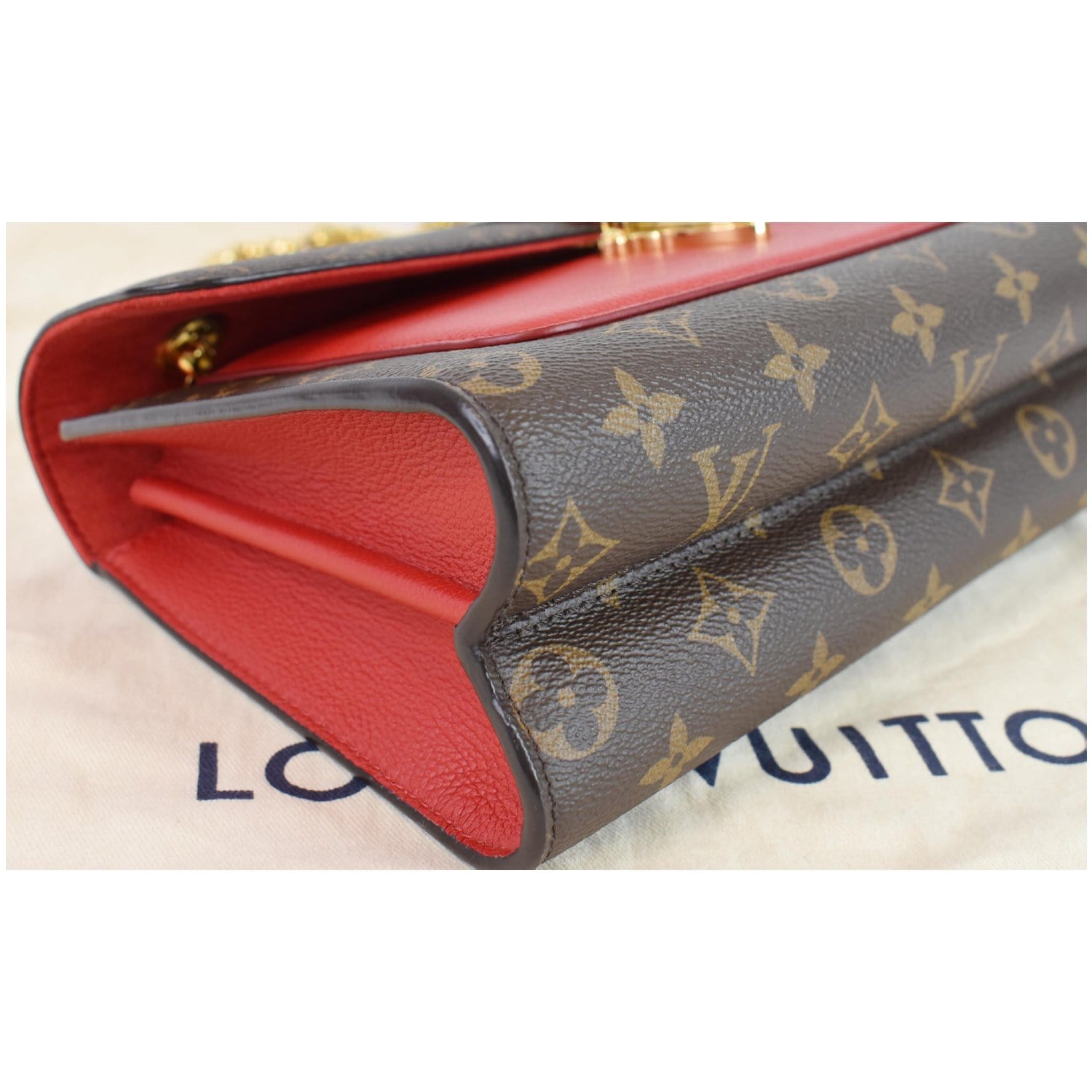 Victoire glitter handbag Louis Vuitton Brown in Glitter - 26980560