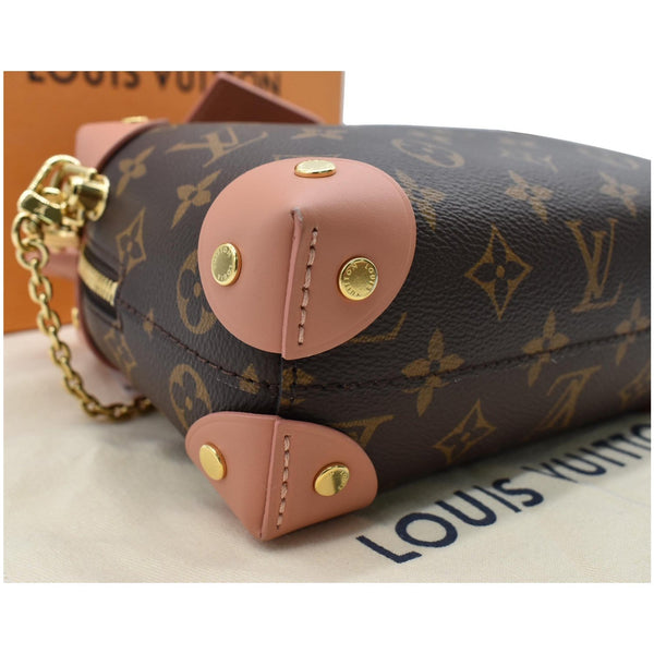 Louis Vuitton Petite Malle Souple Shoulder Handbag with metal feet