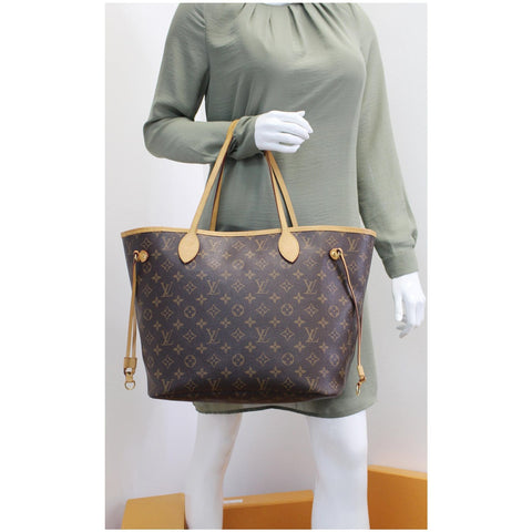 Louis Vuitton Neverfull MM Monogram Canvas Hand Bag