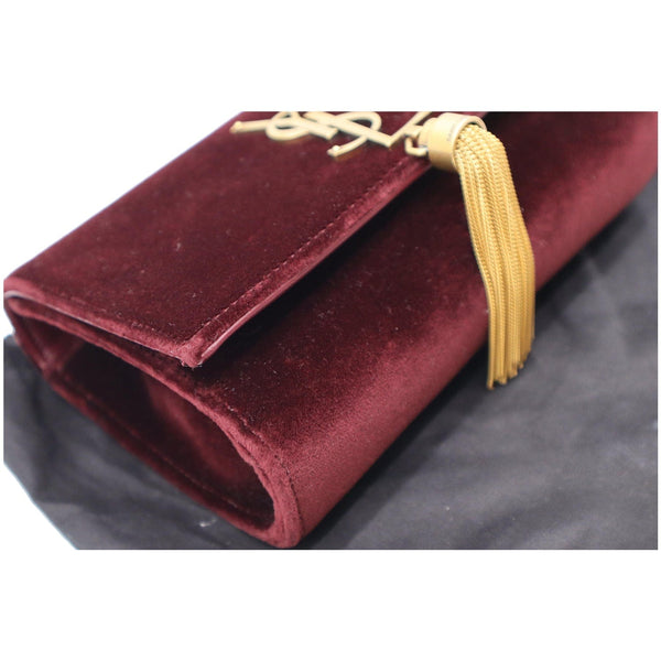 Yves Saint Laurent Kate Medium Tassel Velvet Crossbody Bag