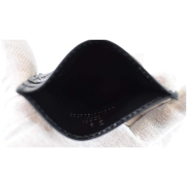 GUCCI Microguccissima Card Case Black 476010