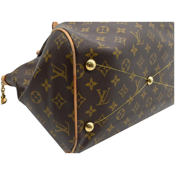 LOUIS VUITTON Tivoli GM Monogram Canvas Shoulder Bag Brown
