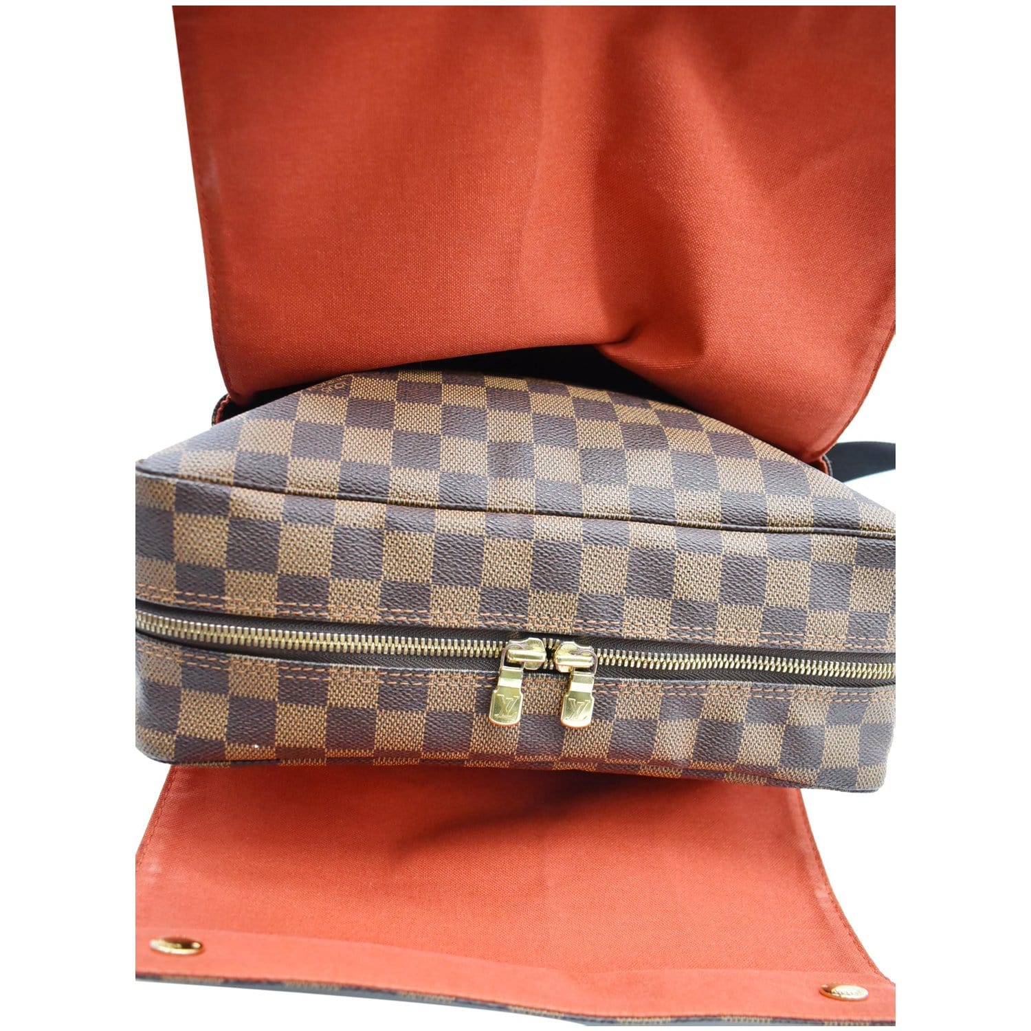 Louis Vuitton Damier Naviglio shoulder bag Brown Cloth ref.492316