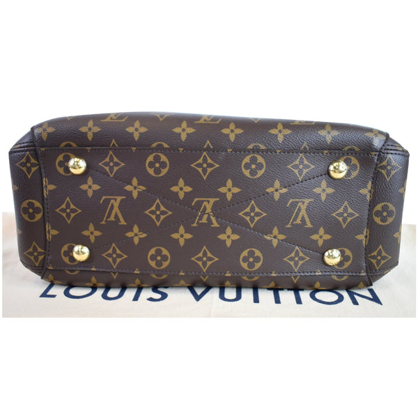 LOUIS VUITTON Montaigne MM Monogram Canvas Shoulder Bag Brown