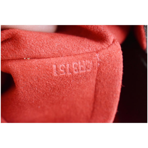 LOUIS VUITTON Sistina GM Damier Ebene Shoulder Bag Brown