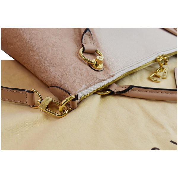 Louis Vuitton V MM Monogram Empreinte Tote Shoulder Bag - corner focused