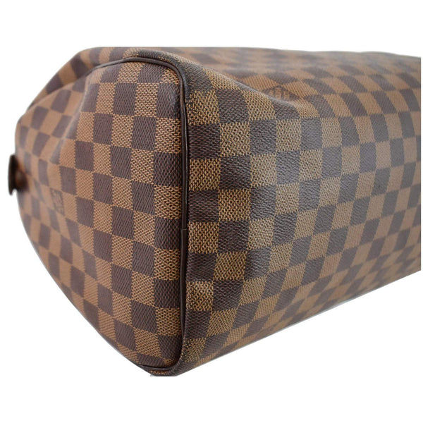 LOUIS VUITTON Speedy 30 Damier Ebene Satchel Bag Brown