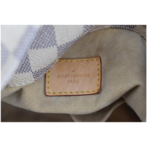 LOUIS VUITTON Artsy MM Damier Azur Shoulder Bag White