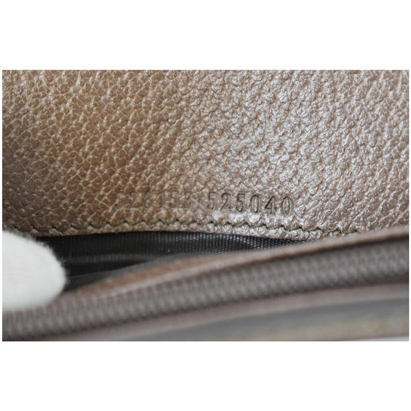 Gucci Ophidia GG Continental Supreme Canvas Wallet Beige 523153