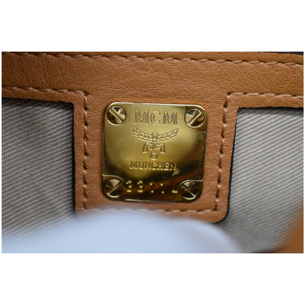 MCM Essential Small Visetos Crossbody Bag Cognac - Buy Now