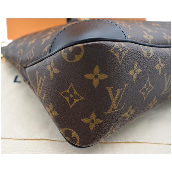 LOUIS VUITTON Odeon NM MM Monogram Canvas Shoulder Bag Black/Brown