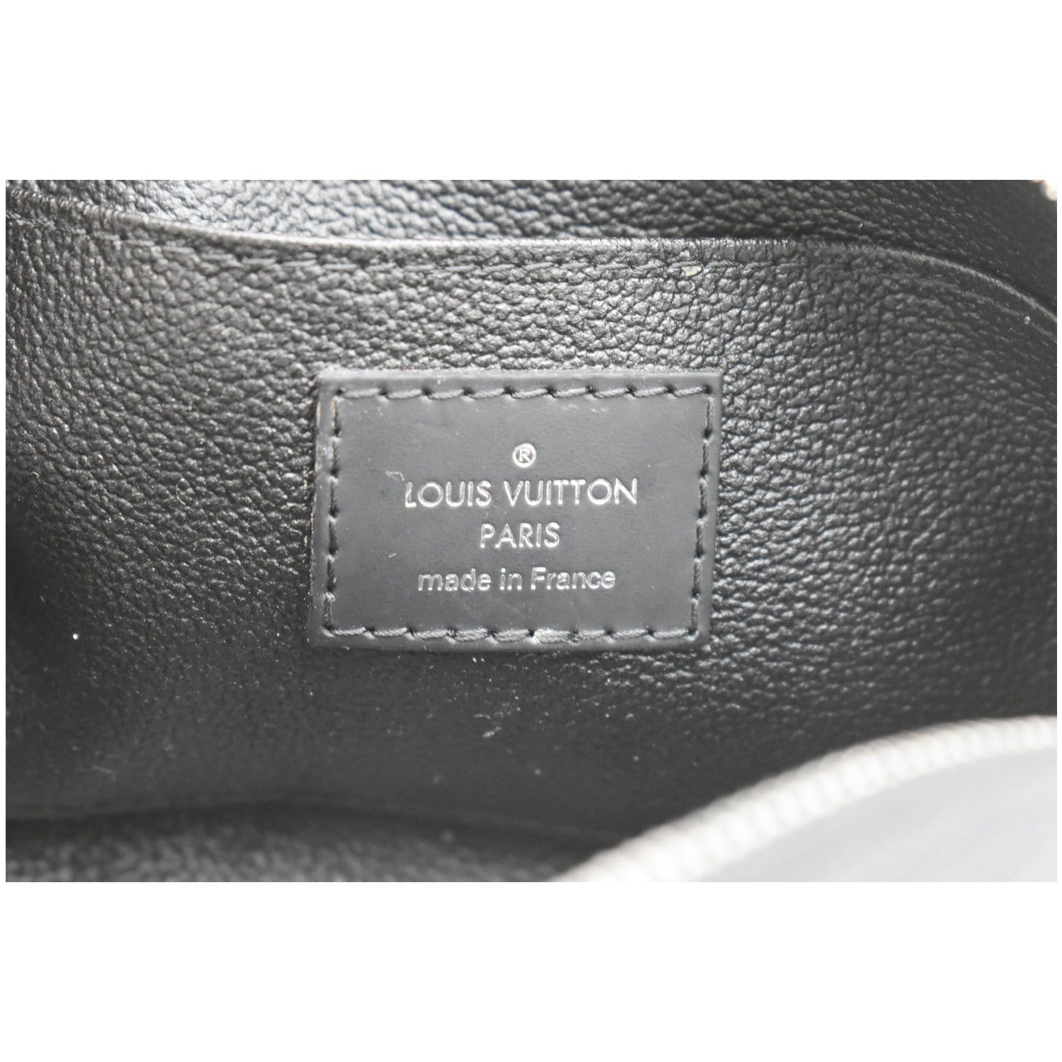 LOUIS VUITTON Epi Cosmetic Pouch Black Pink 214657