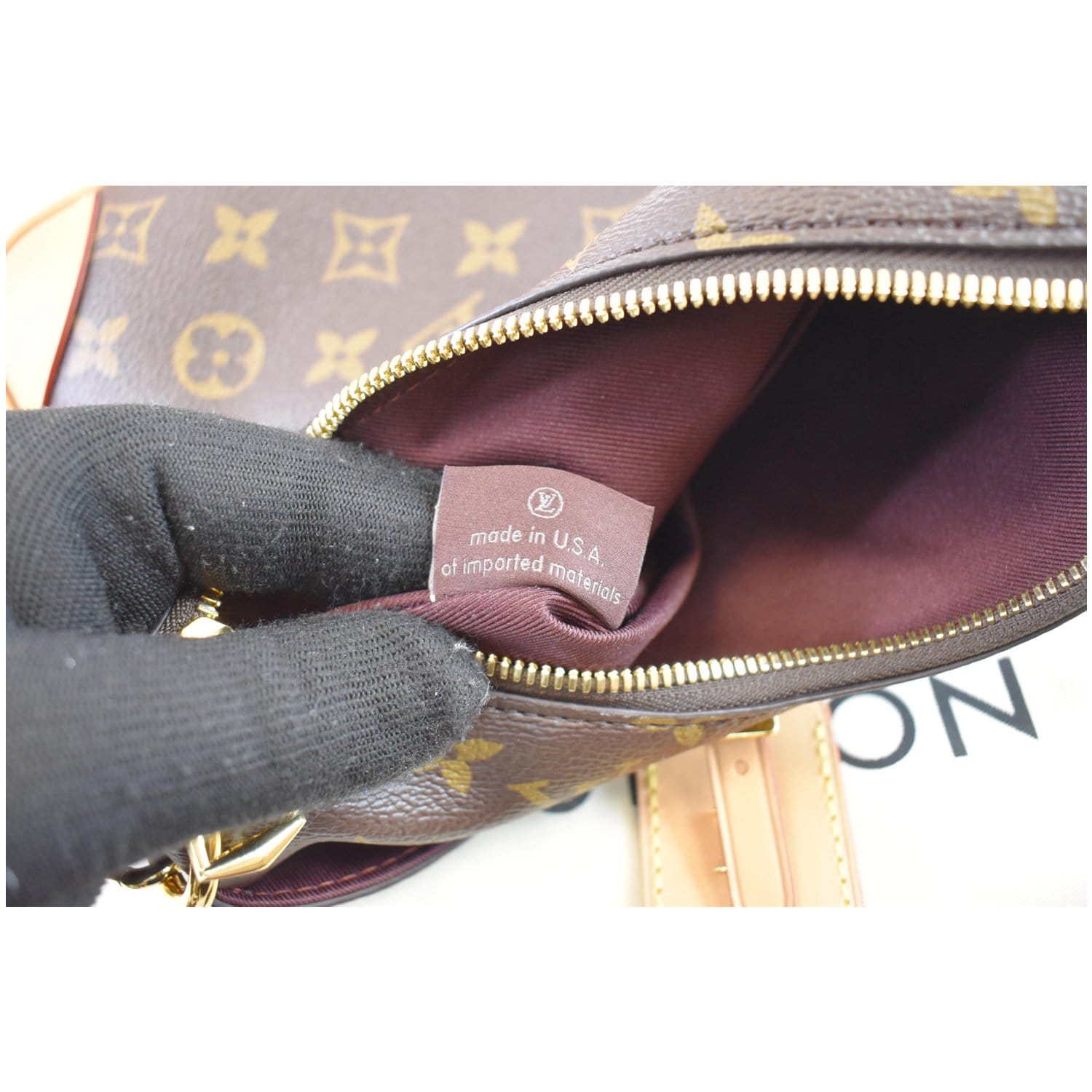 Louis Vuitton Odeon NM Handbag Monogram Canvas PM Brown 2206919