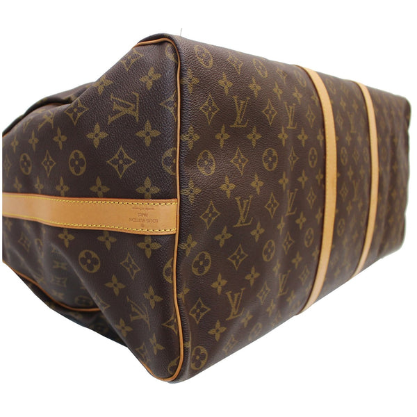 Louis Vuitton Keepall 60 Bandouliere Monogram Travel Bag - side view