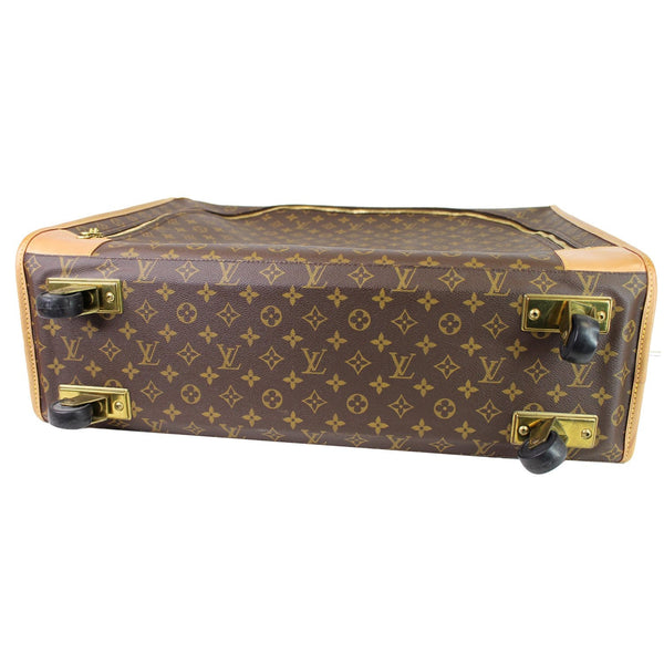 Louis Vuitton Pullman Monogram Canvas Softside Suitcase - brown base with tires
