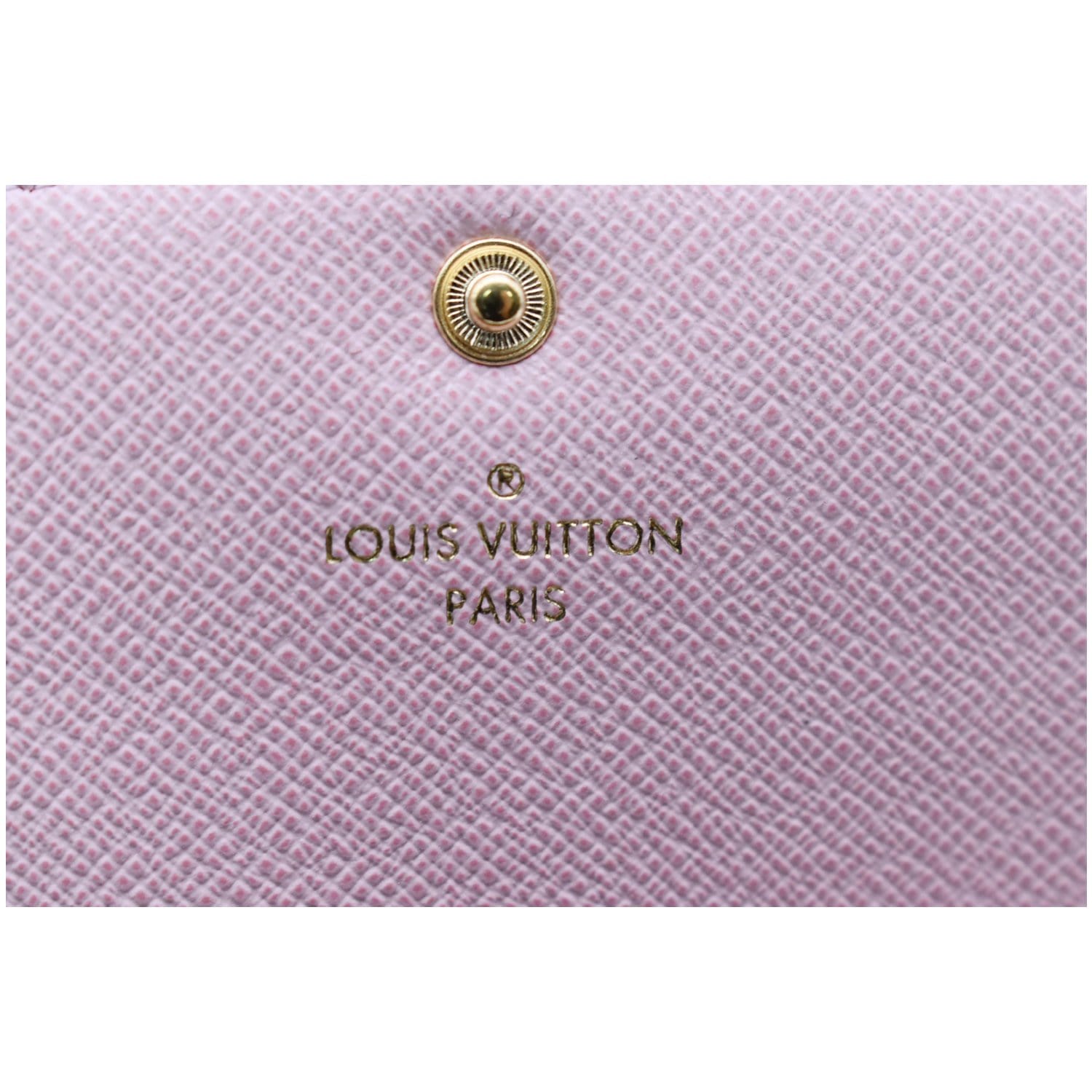 Buy Louis Vuitton Emilie Wallet Damier Ebene Canvas (Rose
