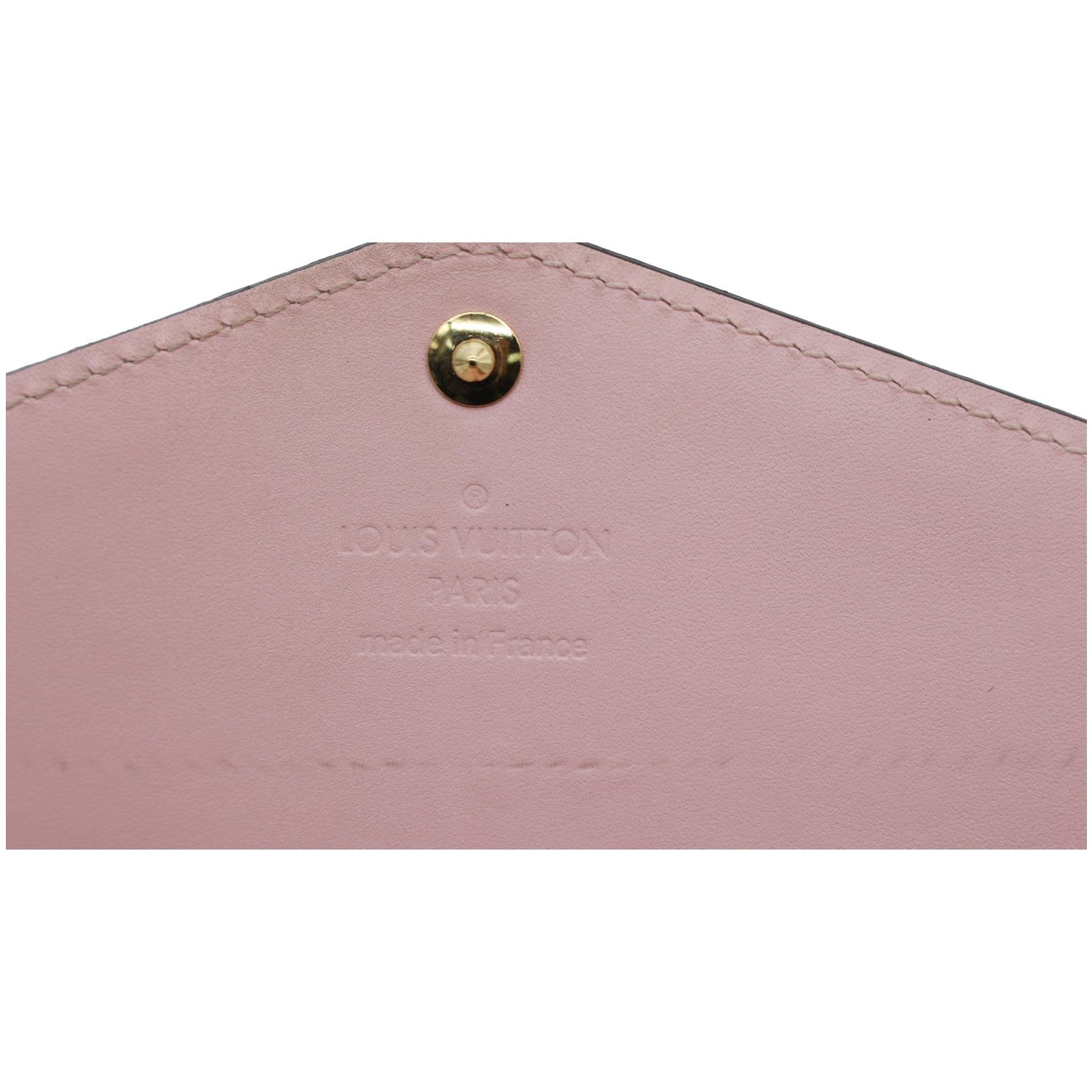 Wallet LOUIS VUITTON LV Monogram Verni Portofoyille Sarah Bi -fold Pink