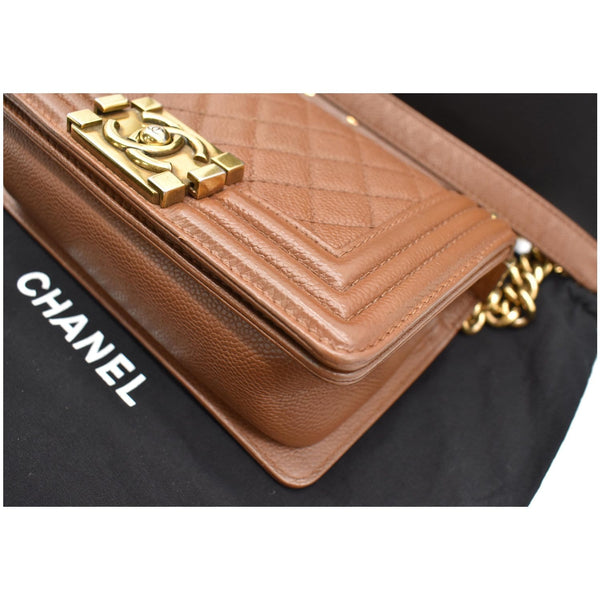 Chanel  Small Boy CC Chain Leather Shoulder Bag - DDH