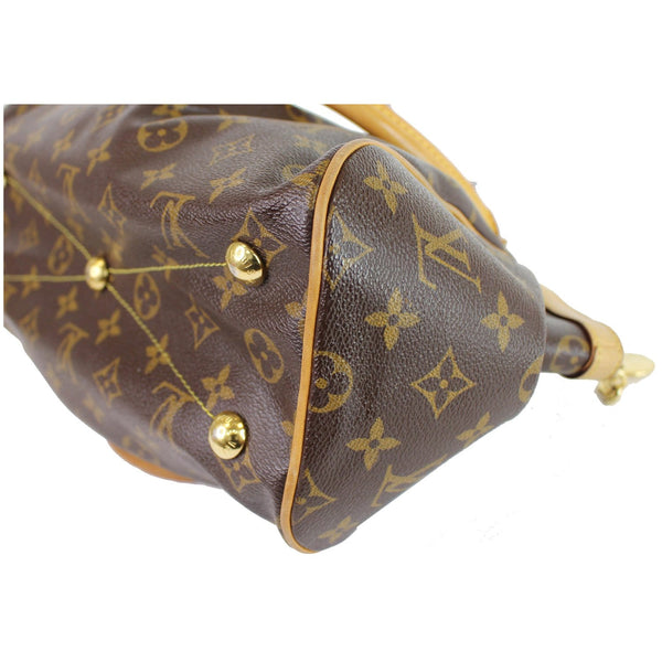Louis Vuitton Tivoli PM Monogram Canvas Shoulder Tote - brass studs