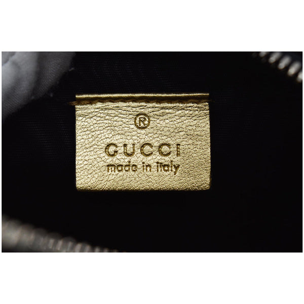 GUCCI Moon Steller Guccy Leather Crossbody Bag Gold 511189