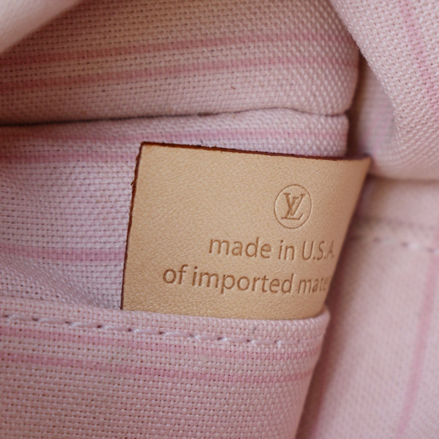 Louis Vuitton Damier Azur Neverfull Pochette Pink – DAC
