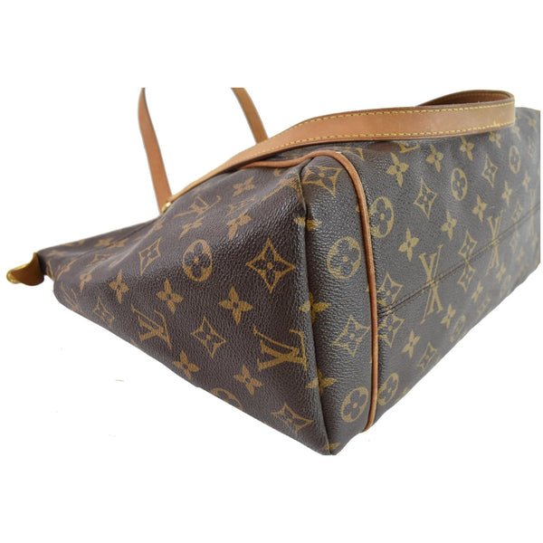 LOUIS VUITTON Totally MM Monogram Canvas Shoulder Bag Brown