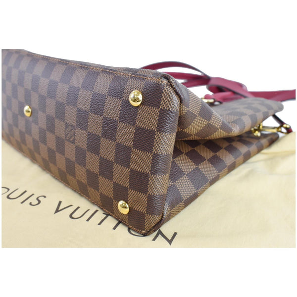 LOUIS VUITTON LV Riverside Damier Ebene Shoulder Bag Red
