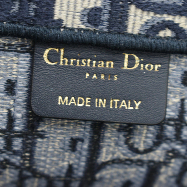 CHRISTIAN DIOR Large Book Oblique Embroidered Canvas Tote Bag Multicolor - Hot Deals