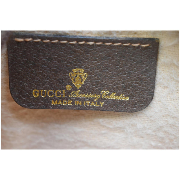 GUCCI Vintage GG Supreme Canvas Crossbody Bag Beige 8902066