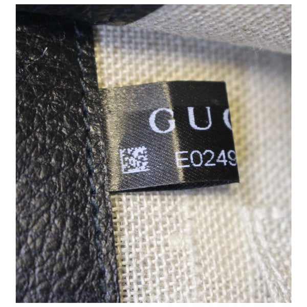 Gucci Crossbody Bag Interlocking GG Leather Black - gucci logo