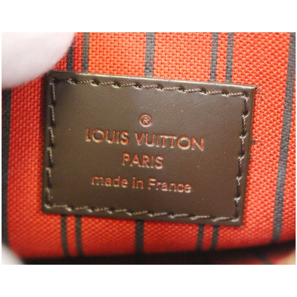 LOUIS VUITTON Damier Ebene Neverfull PM Pochette Wristlet-US