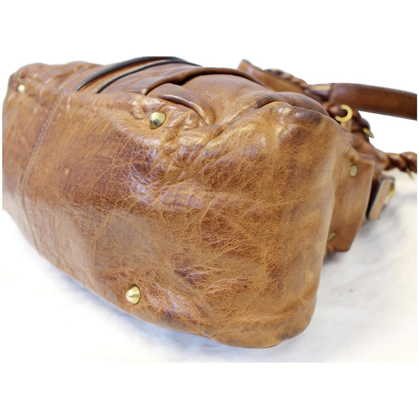 CHLOE Heloise Large Shoulder Handbag Brown