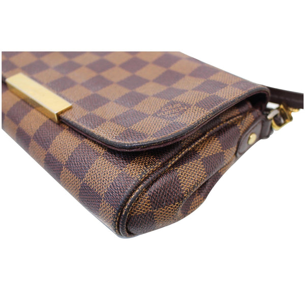 LOUIS VUITTON Favorite PM Damier Ebene Crossbody Bag Brown