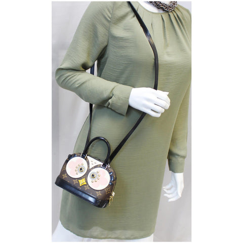 Louis Vuitton Alma Nano Owl Crossbody Shoulder Bag- model