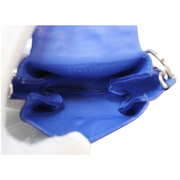 VERSACE Micro Sultan Keychain Blue