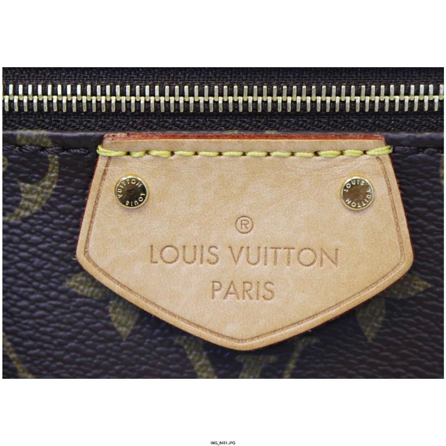 Louis Vuitton Monogram Iena MM Shoulder Tote Bag M42267 231012N