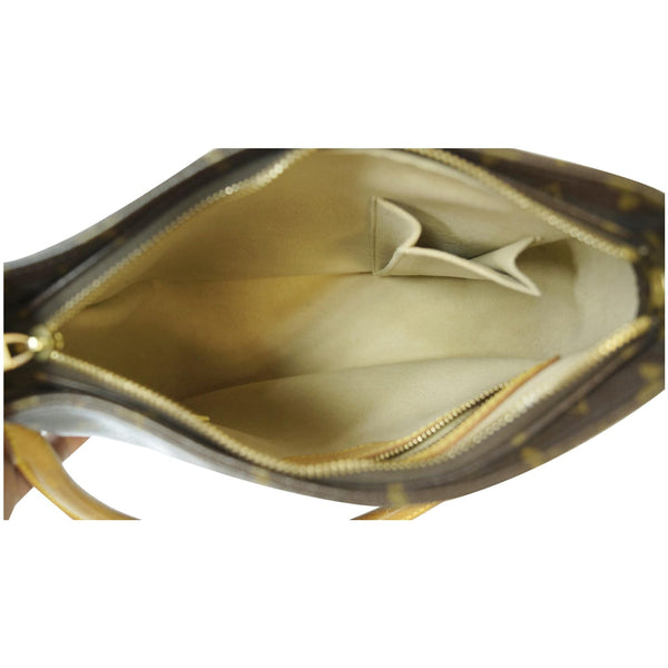 LOUIS VUITTON Looping MM Monogram Canvas Shoulder Bag Brown