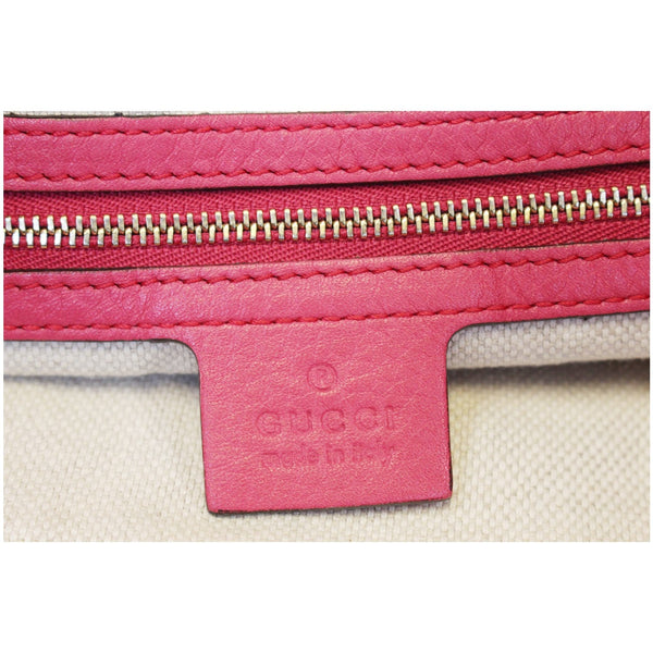 GUCCI Soho Pebbled Leather Chain Shoulder Bag Pink-US