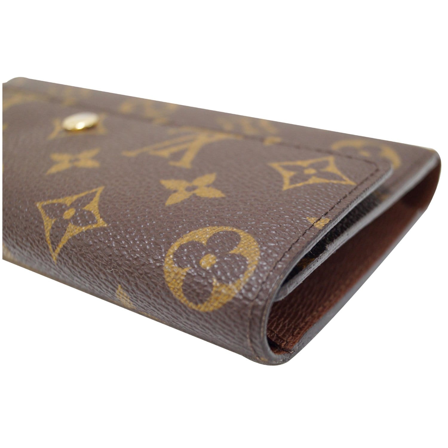 Louis Vuitton Monogram Brown Canvas Tresor Wallet Coin Purse Cloth  ref.505917 - Joli Closet