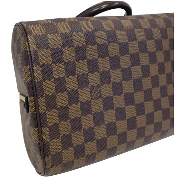 LOUIS VUITTON Ribera MM Damier Ebene Satchel Bag Brown