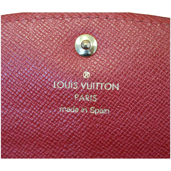 Louis Vuitton Caissa Damier Ebene Wallet Brown - lv logo