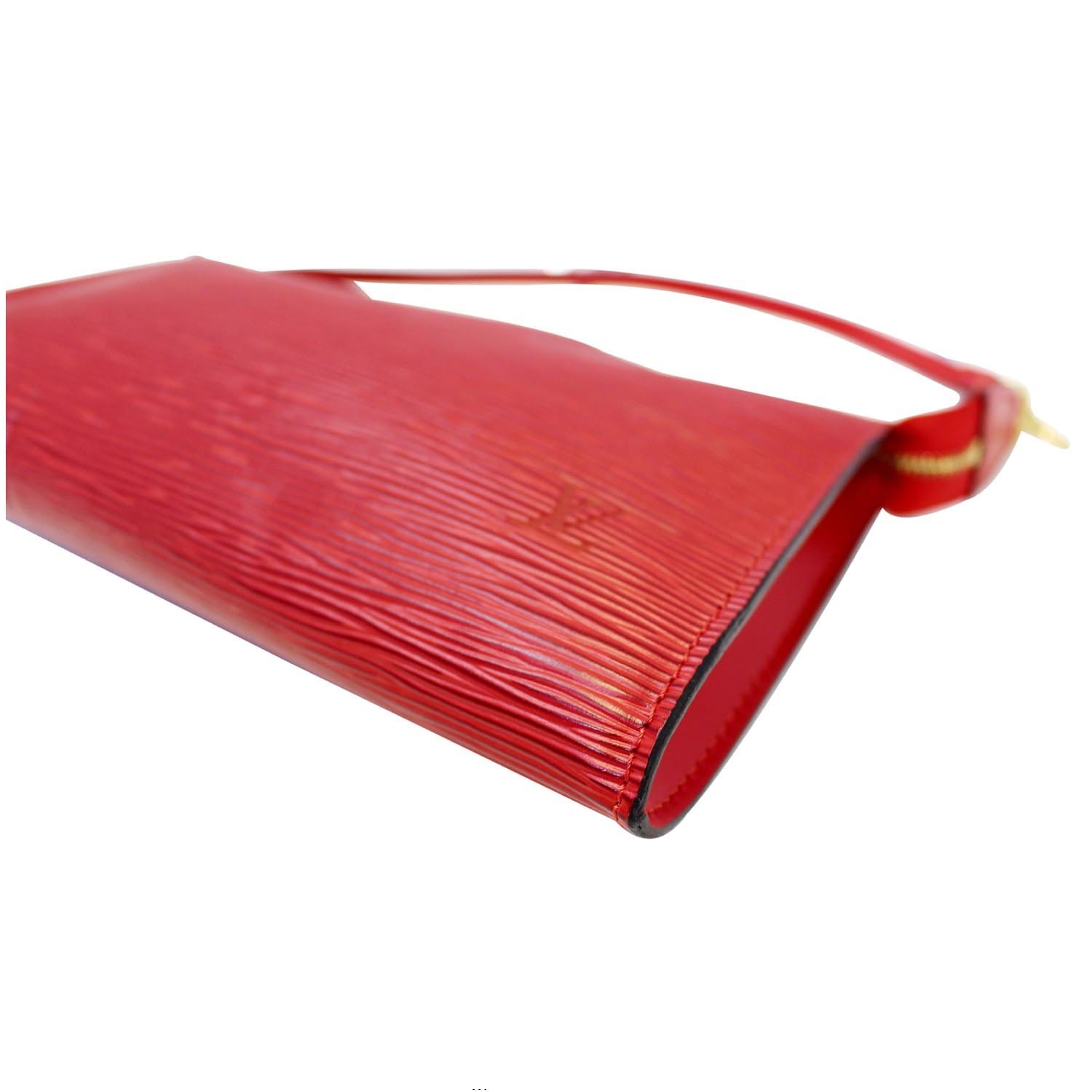 Louis Vuitton Pochette Accessoire in Red Epi leather – The Hosta