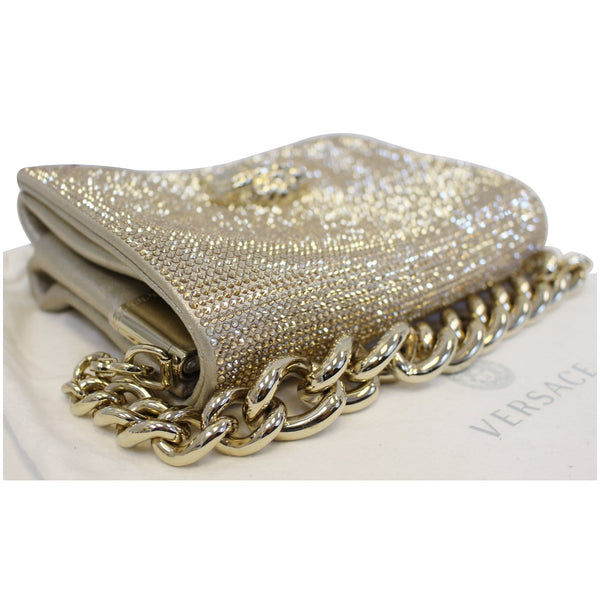 Versace Crystal Medusa Evening Sultan Hanbag Gold-US