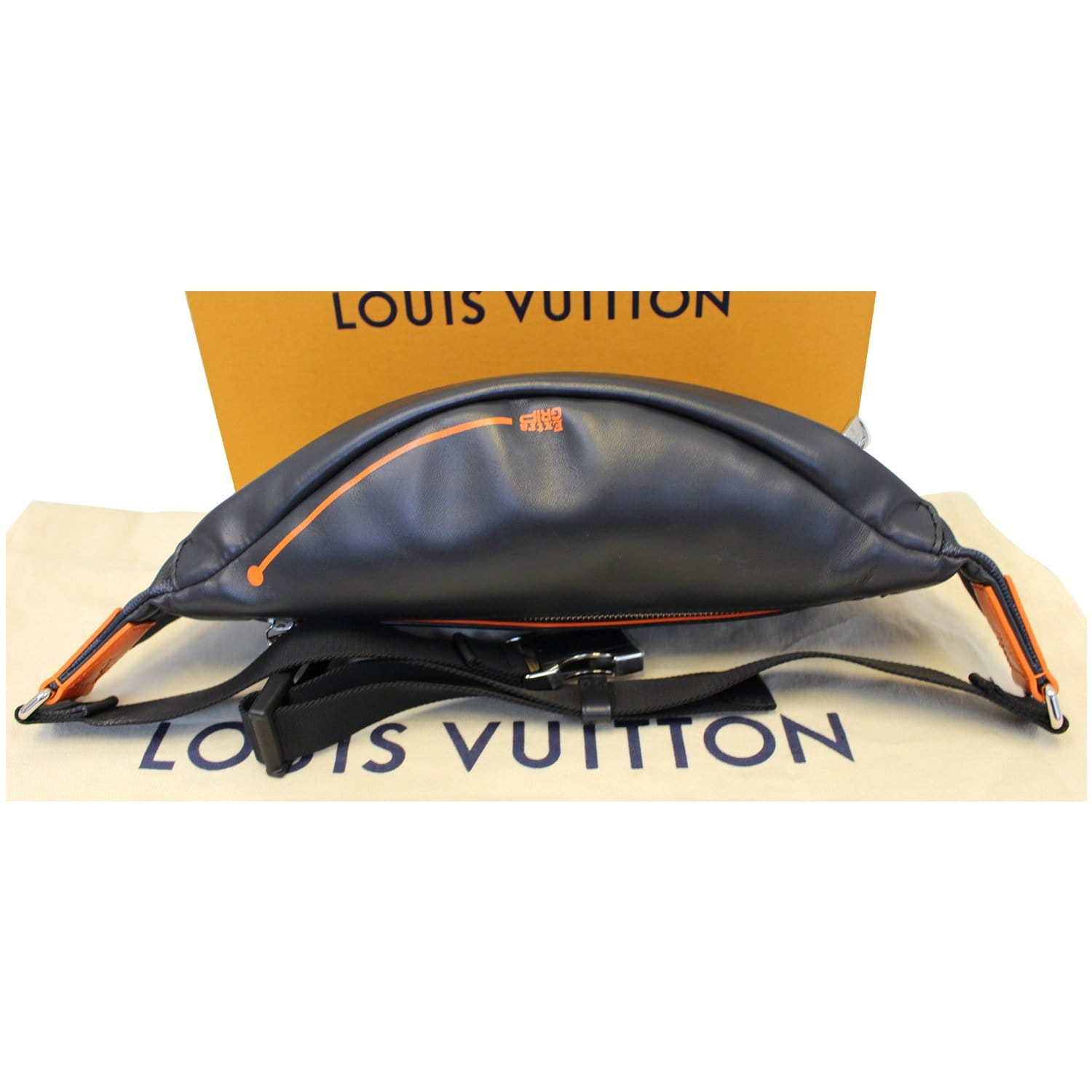Louis Vuitton Discovery Bumbag Damier Cobalt Race Blue Orange in