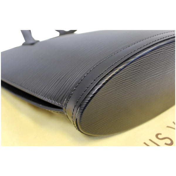 Louis Vuitton Saint Jacques Epi Leather Shoulder Bag Black - side view