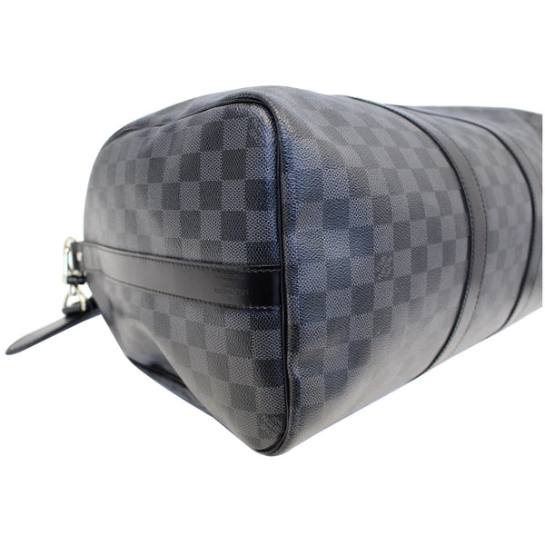Louis Vuitton Keepall 45 Damier Bandouliere Travel Bag - graphite color