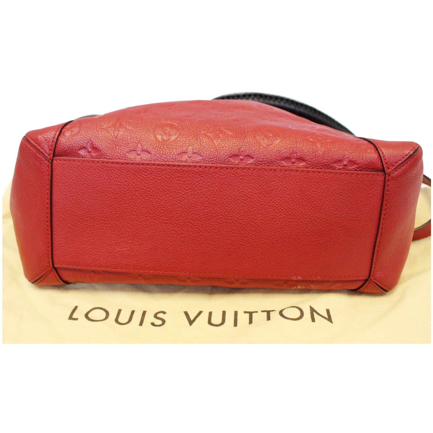 Louis Vuitton - Authenticated Bagatelle Handbag - Leather Red Plain for Women, Never Worn