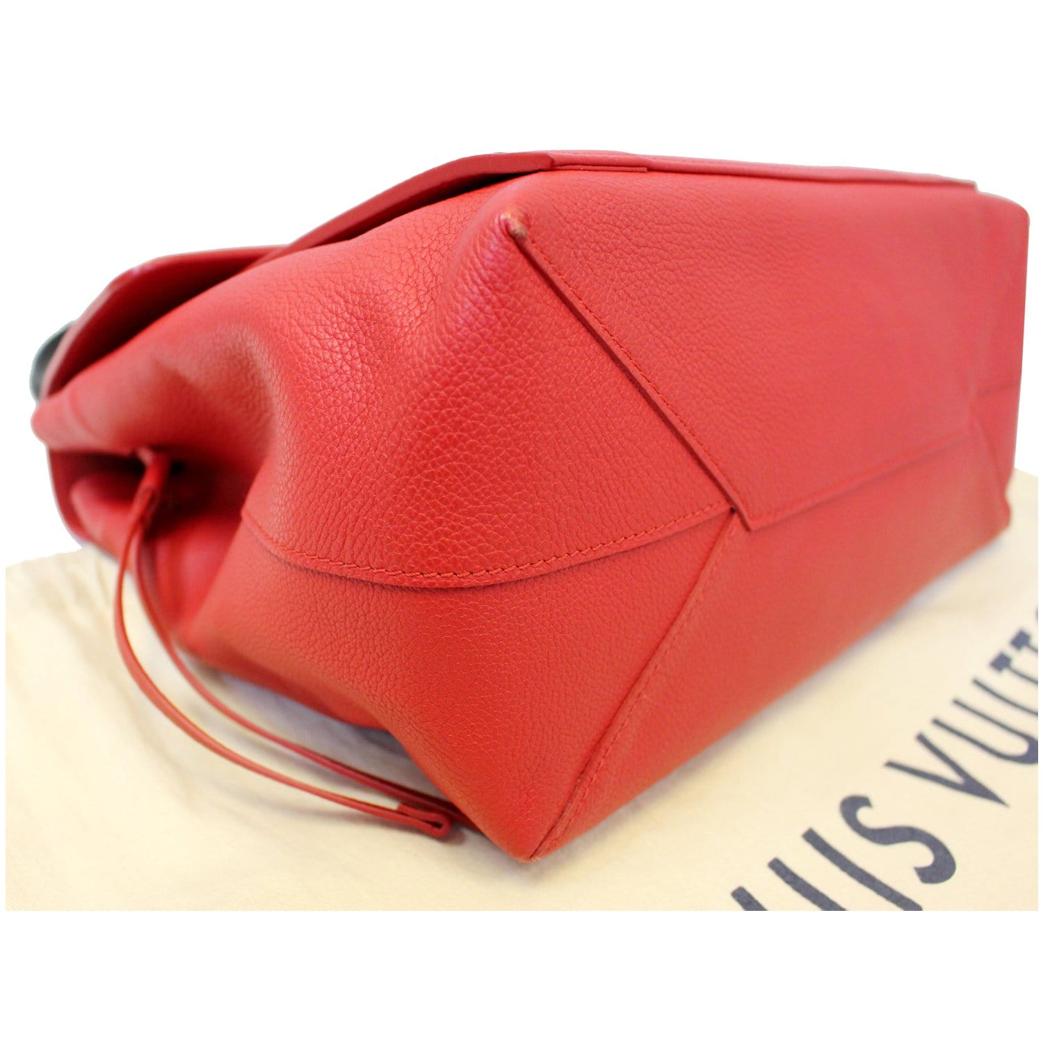 Louis Vuitton Lockme PM Leather Shoulder Bag Rouge